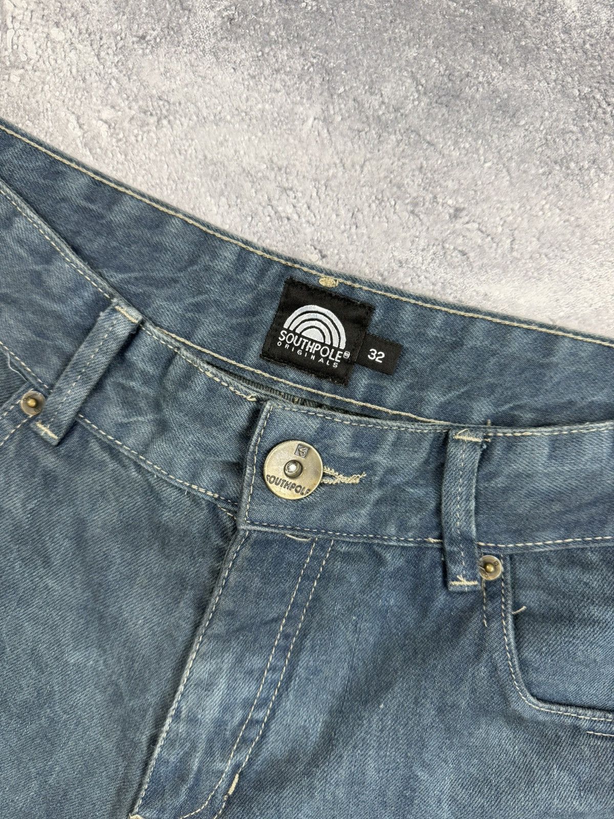 Southpole Vintage Y2K SouthPole Baggy Jeans Denim Pants Faded Skater Size US 32 / EU 48 - 21 Thumbnail