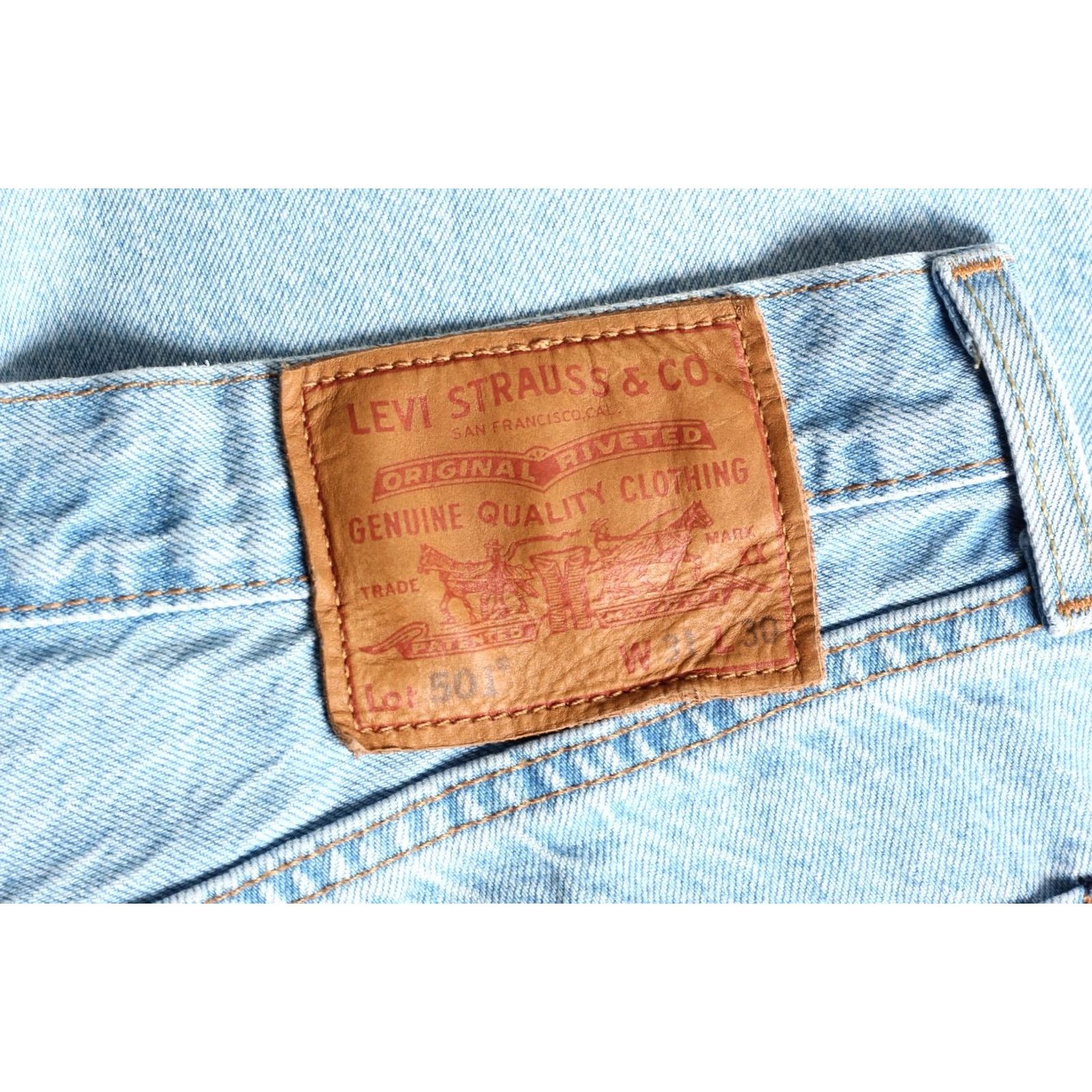 Levi's VINTAGE LEVI’S 501 PREMIUM Big E Jeans Men W31 L30 Regular Straight DZ6195 Size US 31 - 4 Thumbnail