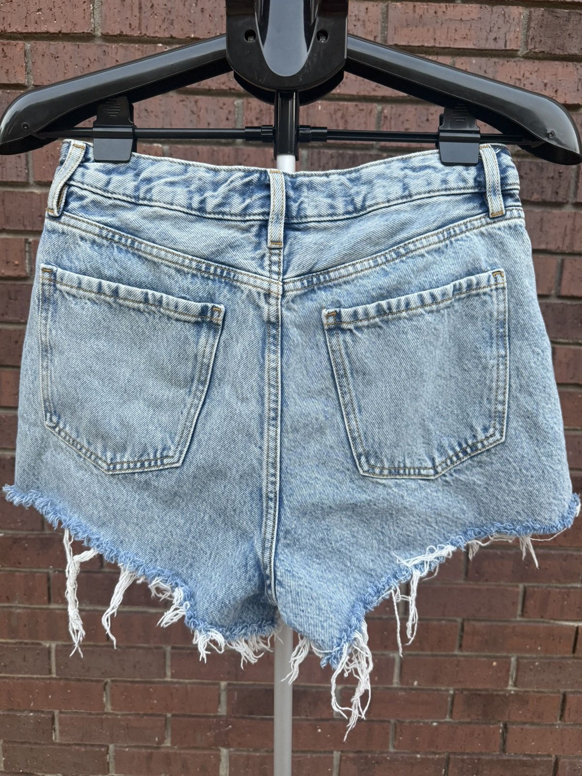 Forever 21 Forever 21 Denim Blue Jean Shorts Cutoff Retro High Rise Size 28" / US 6 / IT 42 - 4 Thumbnail