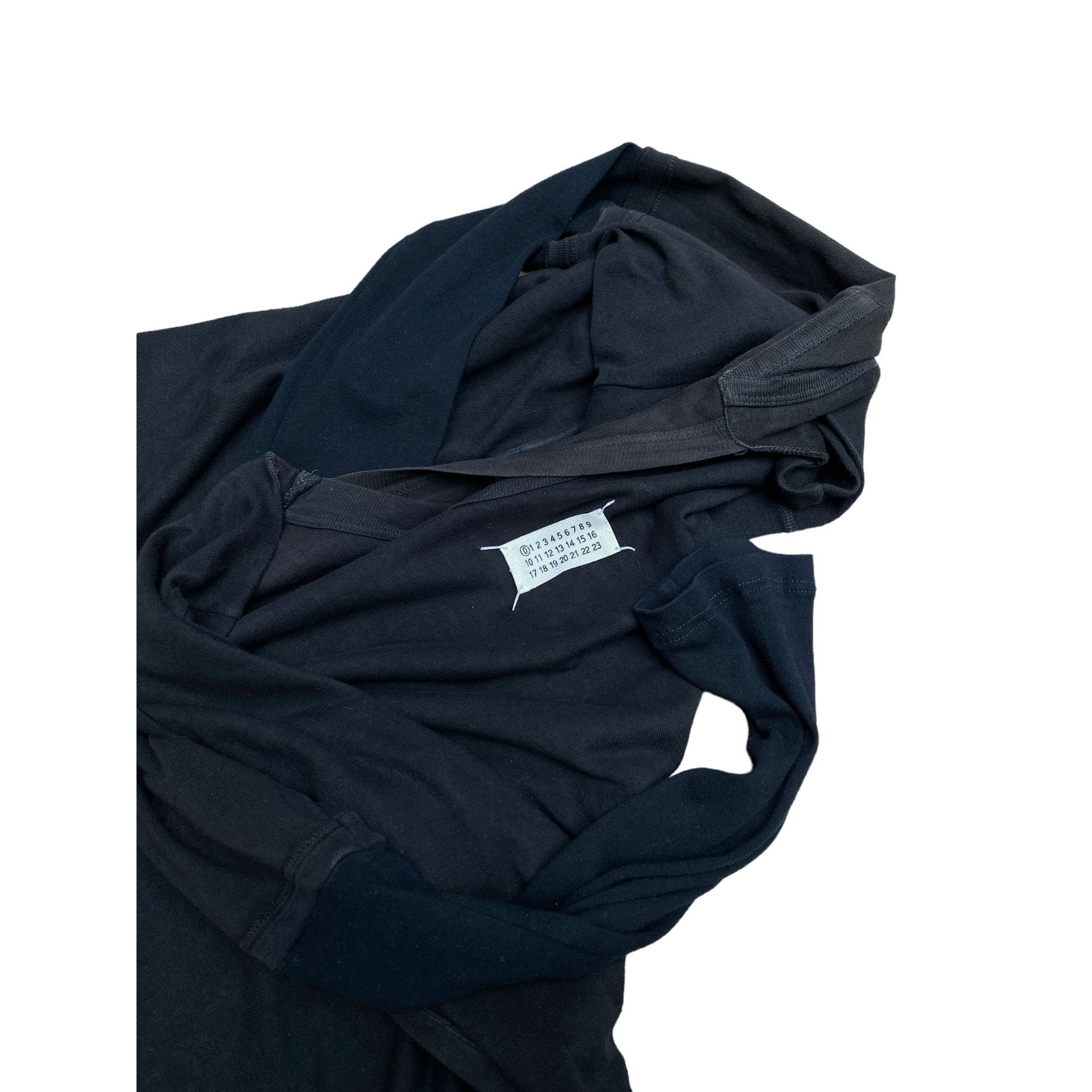 image of Maison Margiela 0 Artisanal Black Cardigan Fw 2002, Women's (Size Small)