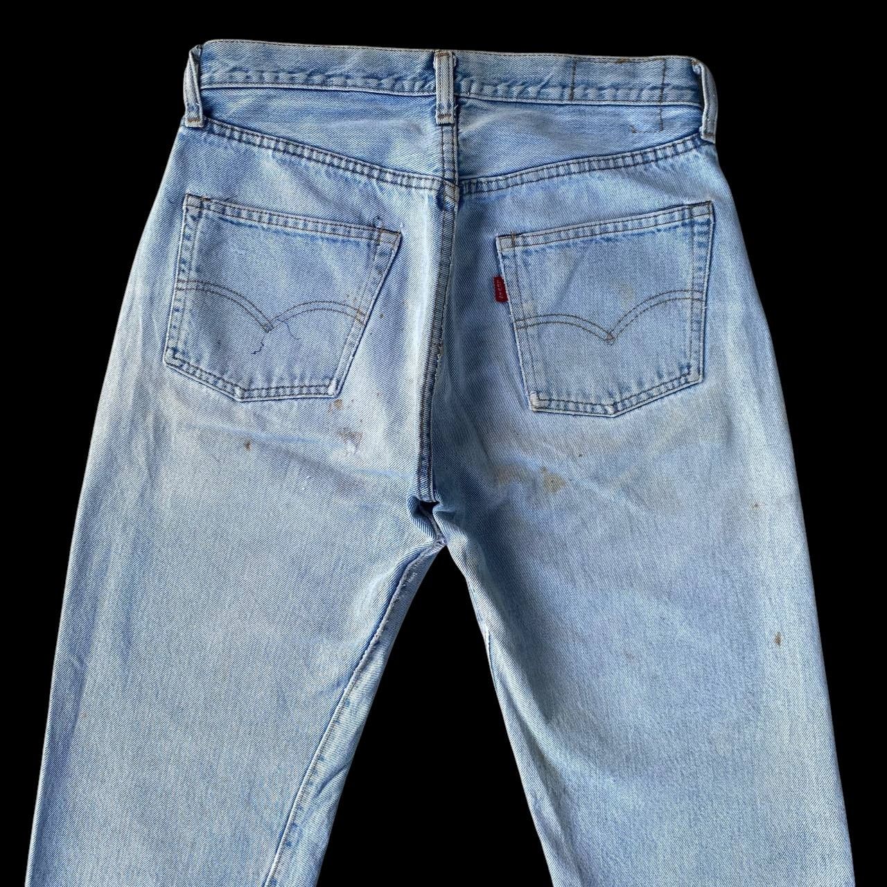 Levi's Vintage Clothing RARE 60s LEVI'S 501 REDLINE SINGLE DIGIT "6" BUTTON Size US 29 - 14 Thumbnail
