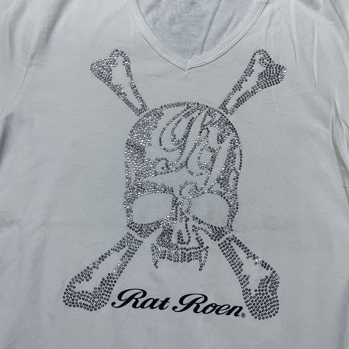 Roen 💥Rat-Roen Skulls Vampire Vneck Tees Japanese StreetPunk Size US L / EU 52-54 / 3 - 2 Thumbnail