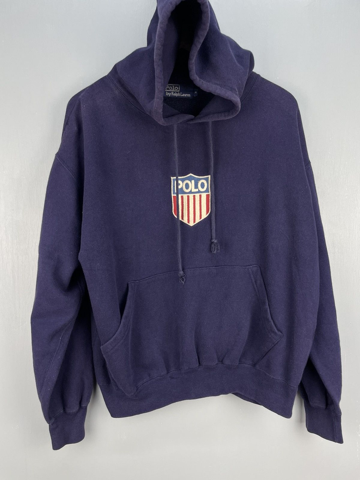 K-Swiss Vintage 90s Polo Ralph Lauren K-Swiss logo hoodie Size US M / EU 48-50 / 2 - 3 Thumbnail
