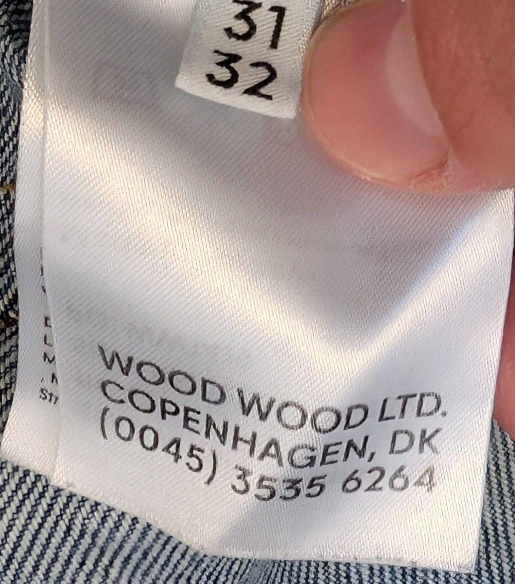 Wood Wood Wood Wood Al Rigid Straight Leg Jeans in Heavy Wash Size US 31 - 4 Thumbnail