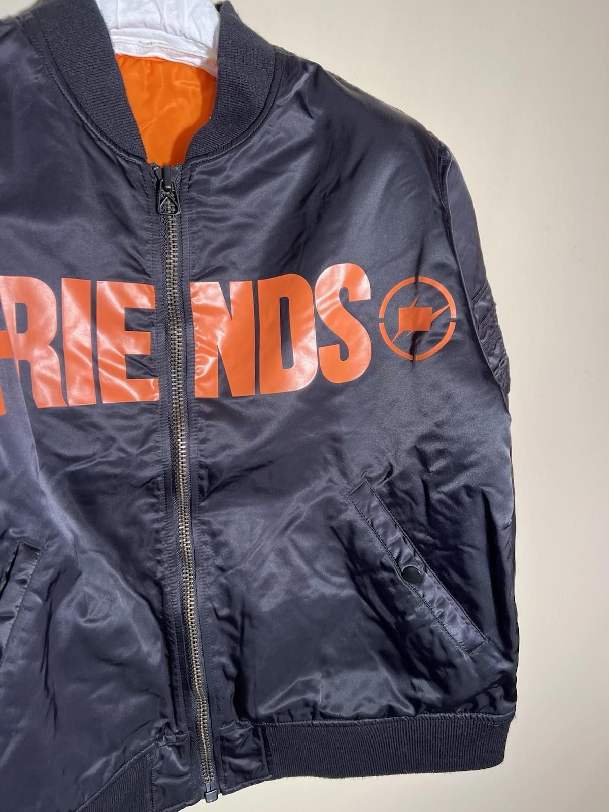 Vlone VLONE FRAGMENT FRIENDS LONG SLEEVE BOMBER JACKET Size US L / EU 52-54 / 3 - 6 Thumbnail