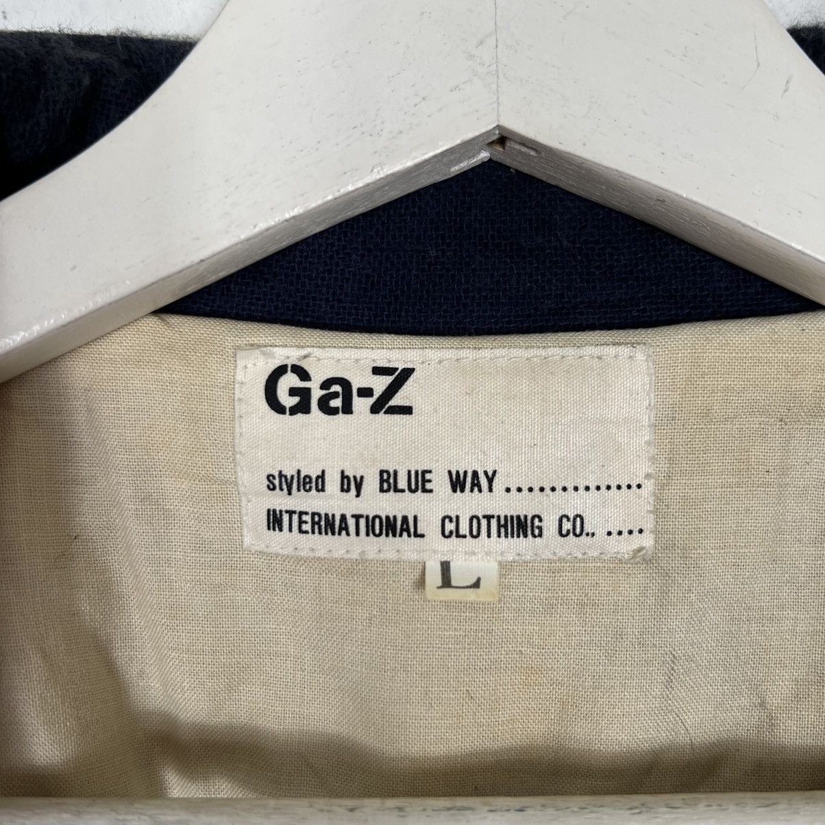 Issey Miyake RARE VINTAGE 80s GA-Z STYLE BLUE WAY CRONICAL BOMBER JACKET Size US L / EU 52-54 / 3 - 13 Thumbnail