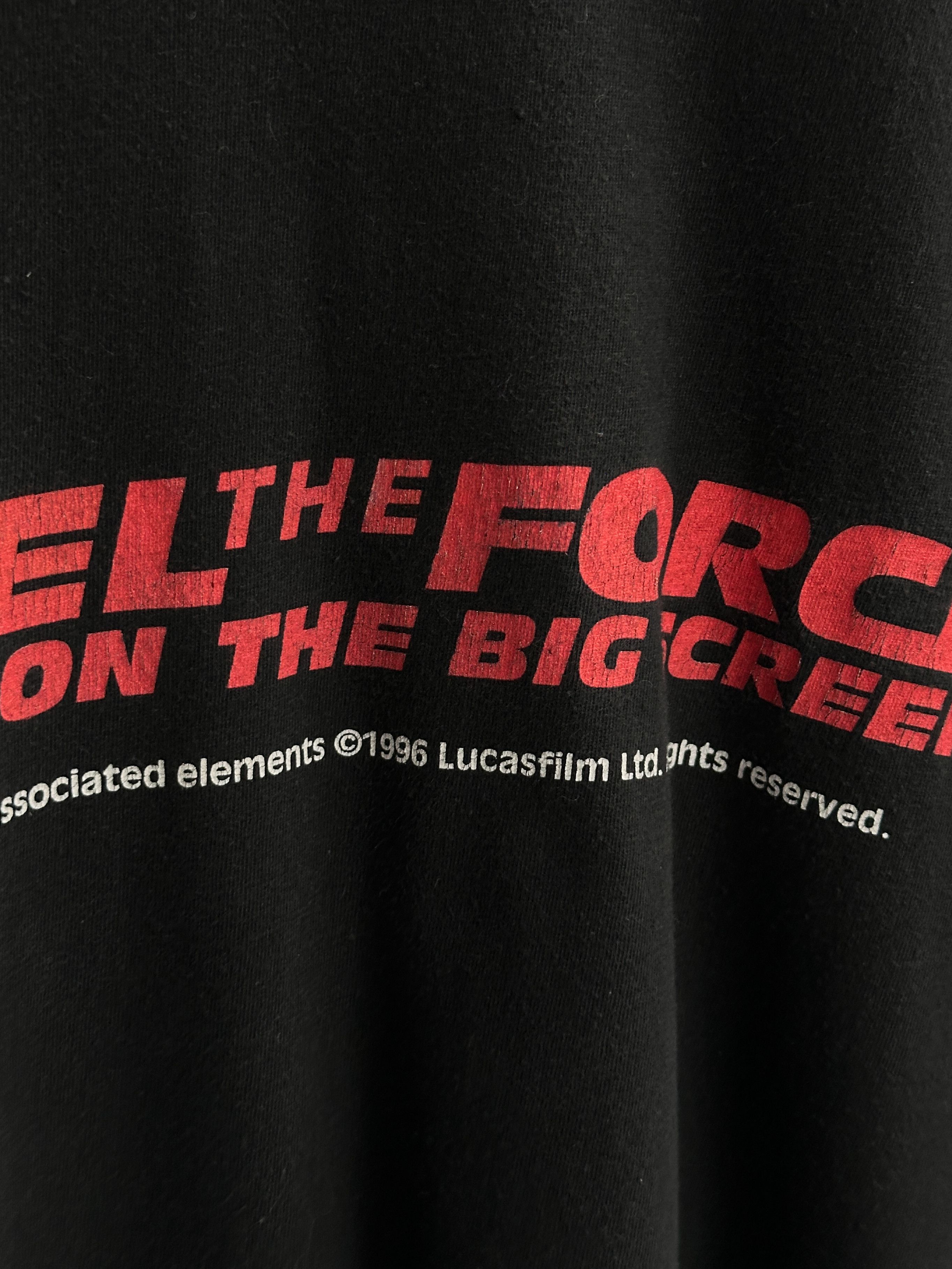 Star Wars Star Wars Feel The Force 1996 Vintage Tee Shirt Size US XL / EU 56 / 4 - 4 Thumbnail