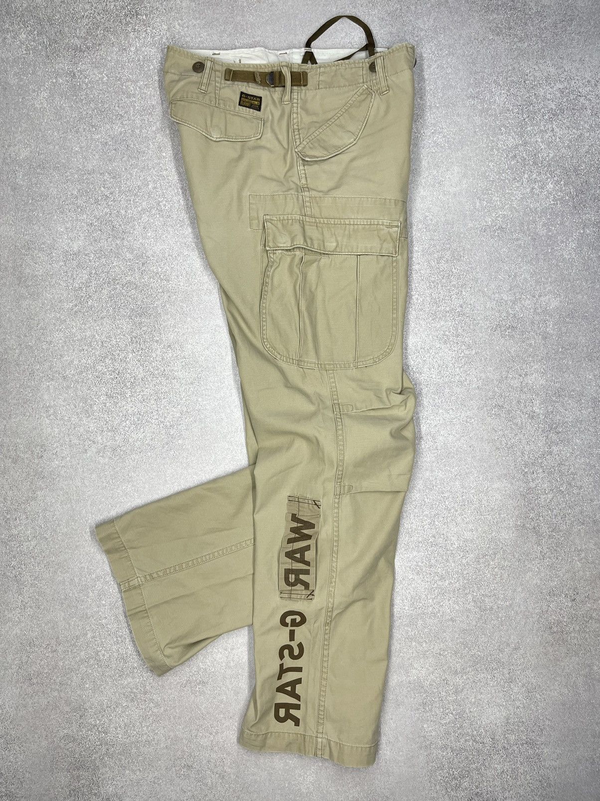G-Star Vintage G-Star Raw Art Battle Cargo Pants Y2K Size US 30 / EU 46 - 12 Thumbnail