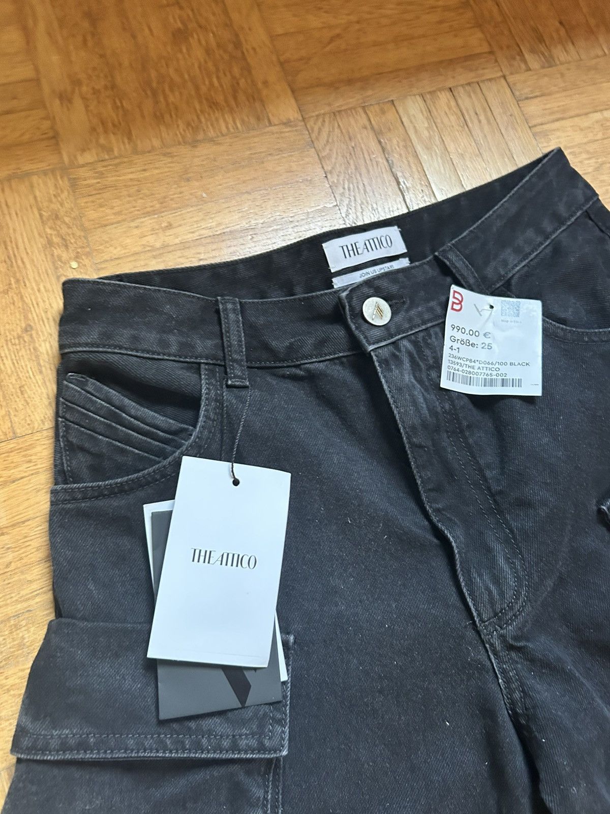 The Attico The attico cargo fern black long pants Size 26" / US 2 / IT 38 - 7 Thumbnail