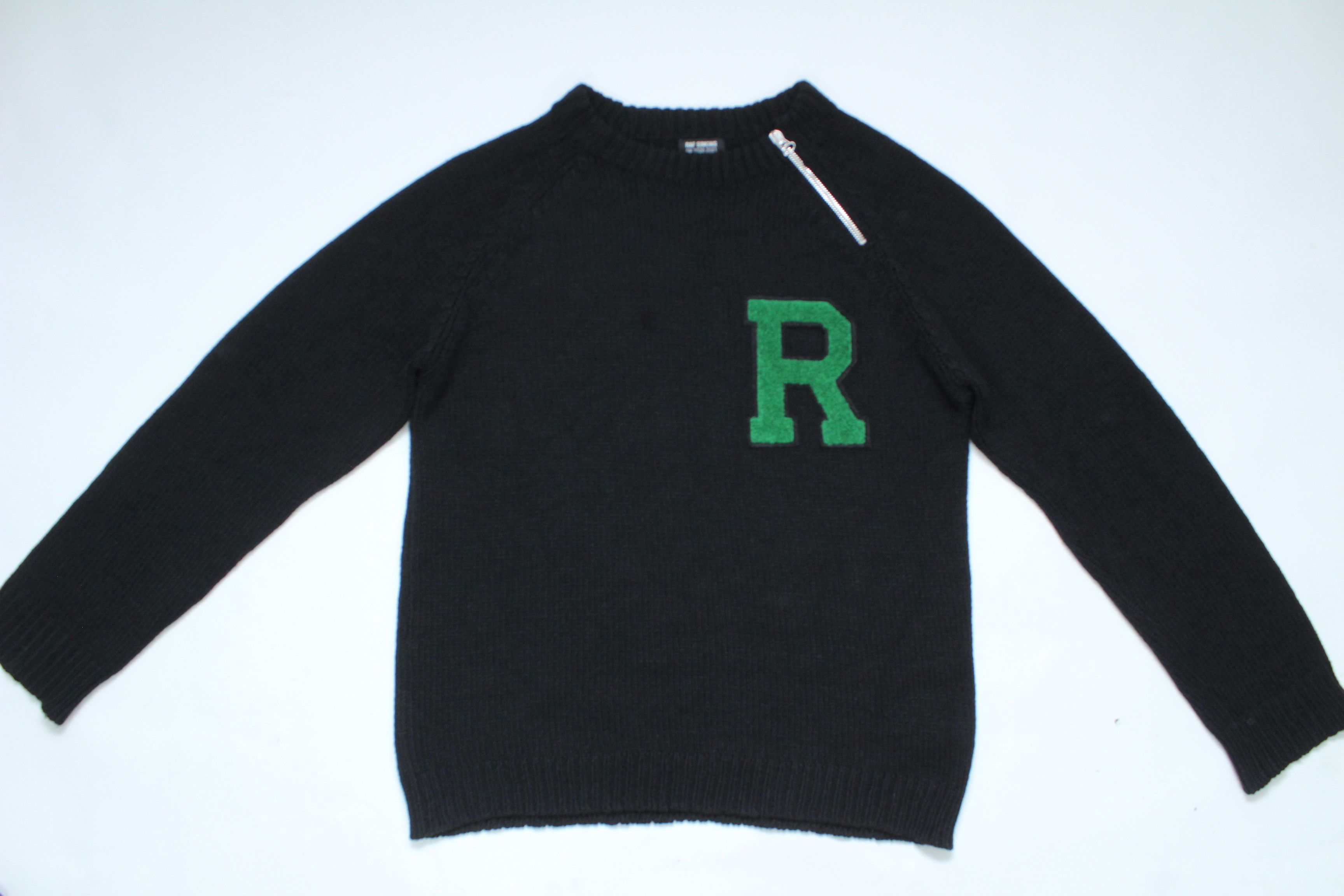 Jil Sander × Raf Simons AW 2006 Black Keyhole Sweater, size 46