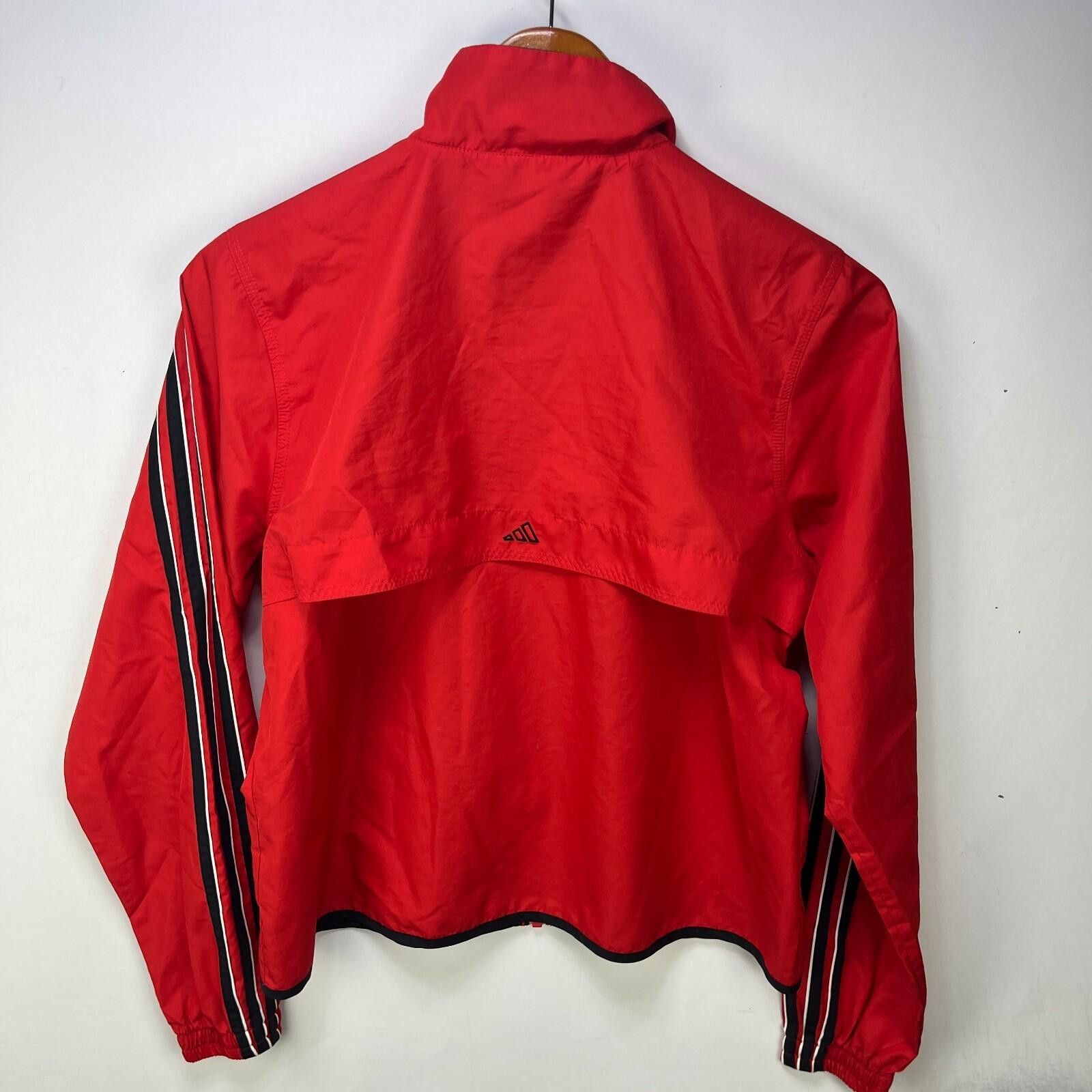 Adidas Vintage Y2K Adidas Red Windbreaker Jacket Women's M Size M / US 6-8 / IT 42-44 - 8 Thumbnail
