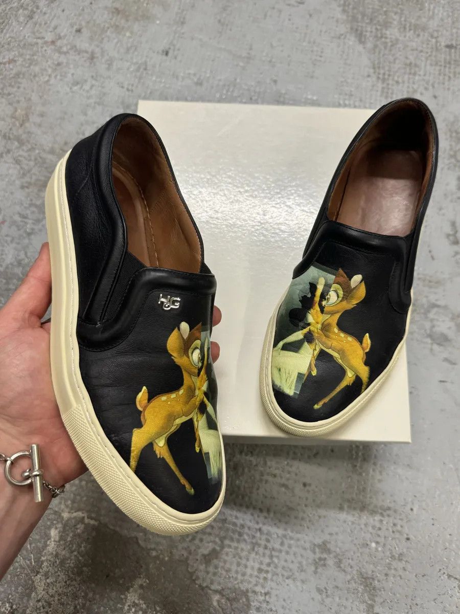 Givenchy SS2017 Givenchy Bambi Black Leather Loafers Size US 6.5 / IT 36.5 - 1 Thumbnail