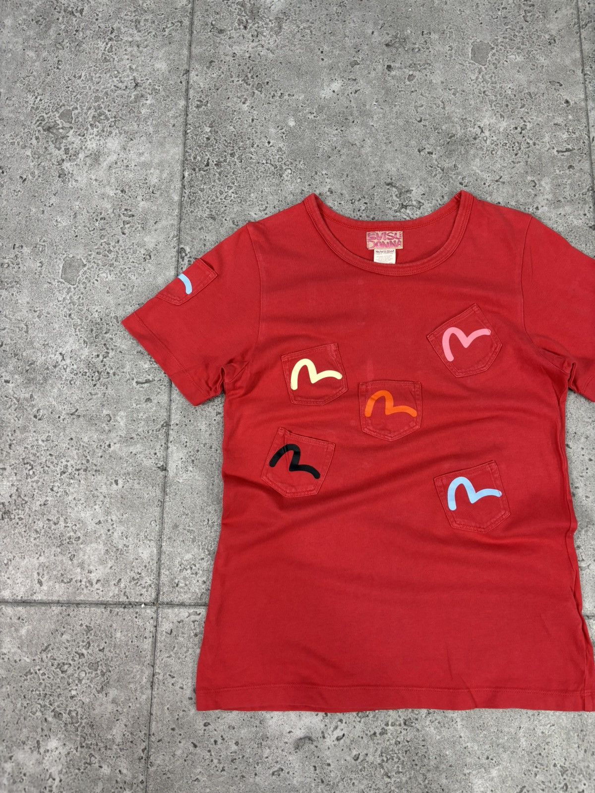 Evisu Japan Multipocket Cropped T-Shirt Evisu Donna Y2K Size S / US 4 / IT 40 - 3 Thumbnail