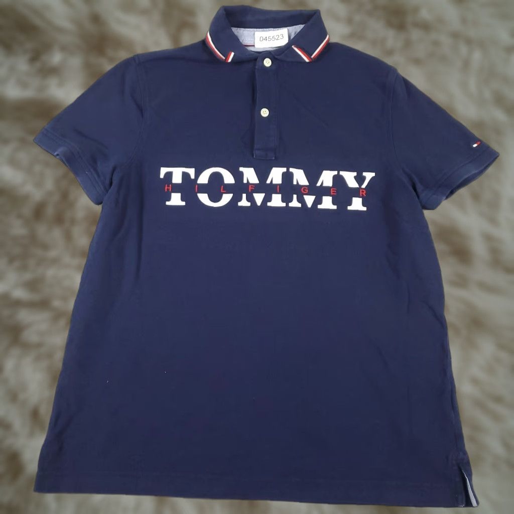 Tommy Hilfiger Tommy Hilfiger Blue Polo Shirt Mens Small Short Sleeve Casual Activewear Size US S / EU 44-46 / 1 - 1 Thumbnail
