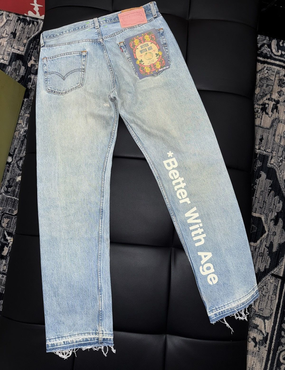 Better With Age Better with age logo jeans Size US 36 / EU 52 - 4 Thumbnail