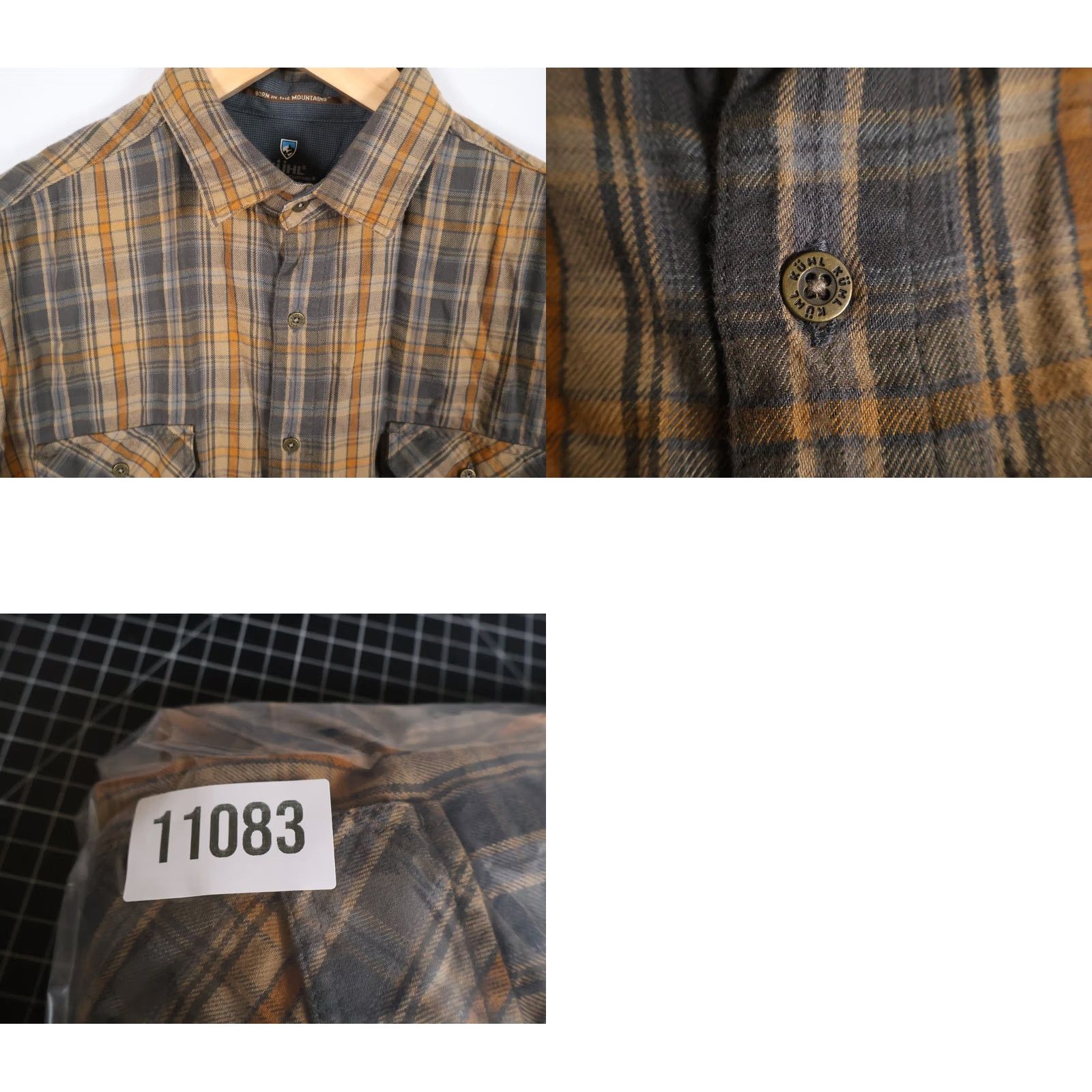 Vintage Kuhl Dillingr Flannel Shirt Men 2XL Brown Plaid Lightweight Cotton-Tencel Button-Up Long Sleeve Casual Workwear Vintage No Size US XXL / EU 58 / 5 - 9 Thumbnail