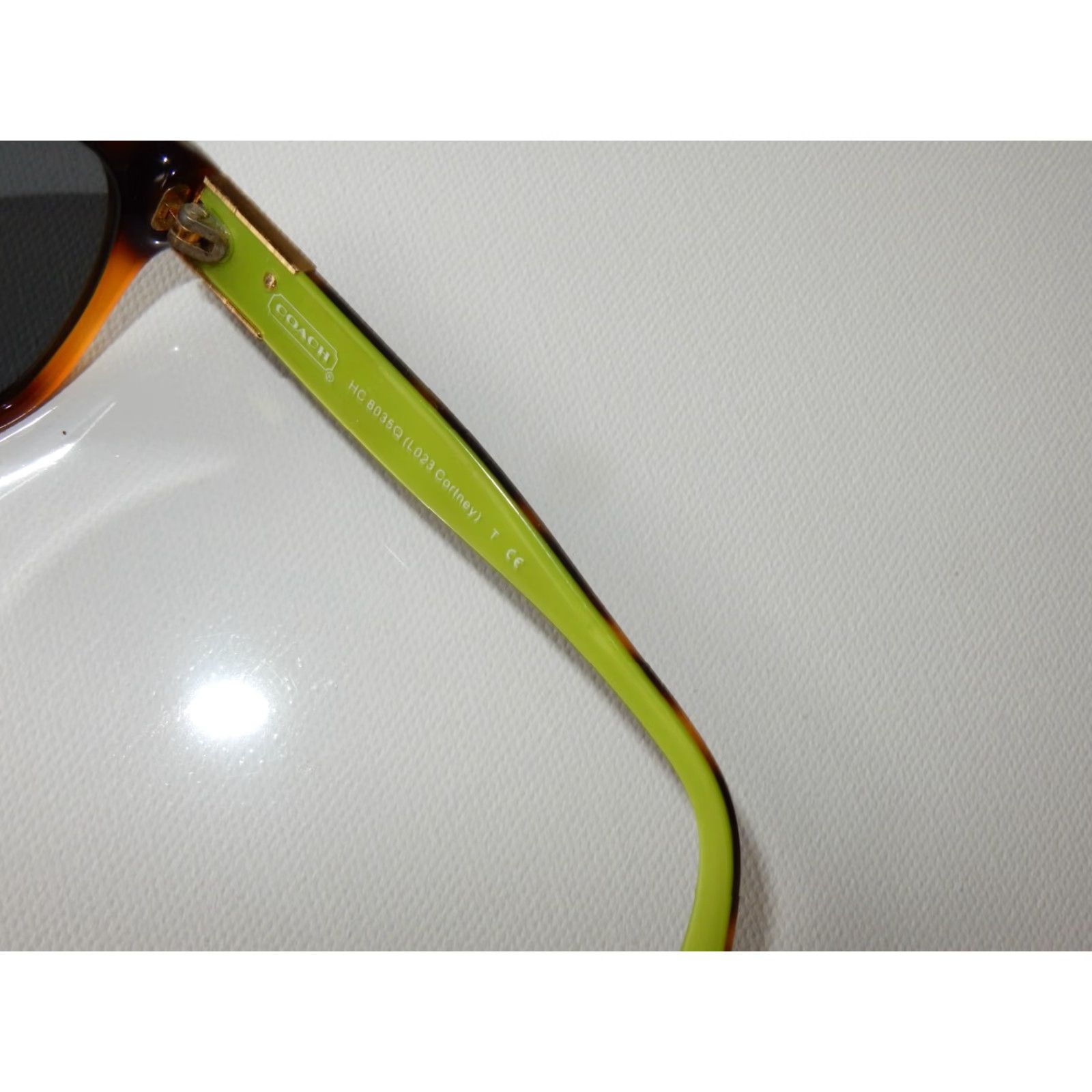 Coach VINTAGE Coach Sunglasses Frames Only Women 56mm Brown Prescription Small Scratches Size ONE SIZE - 4 Thumbnail
