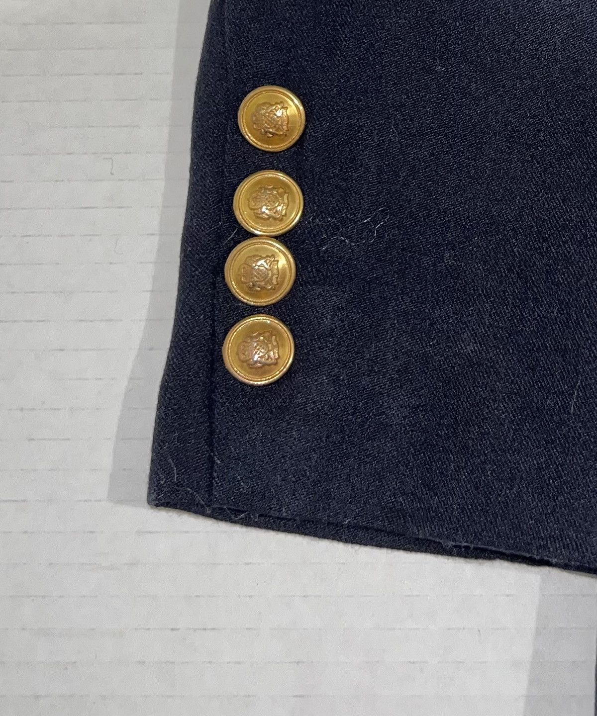 Lauren Ralph Lauren Ralph Lauren Vintage Blue Crown Crest Logo Blazer Jacket 6P Size S / US 4 / IT 40 - 4 Thumbnail
