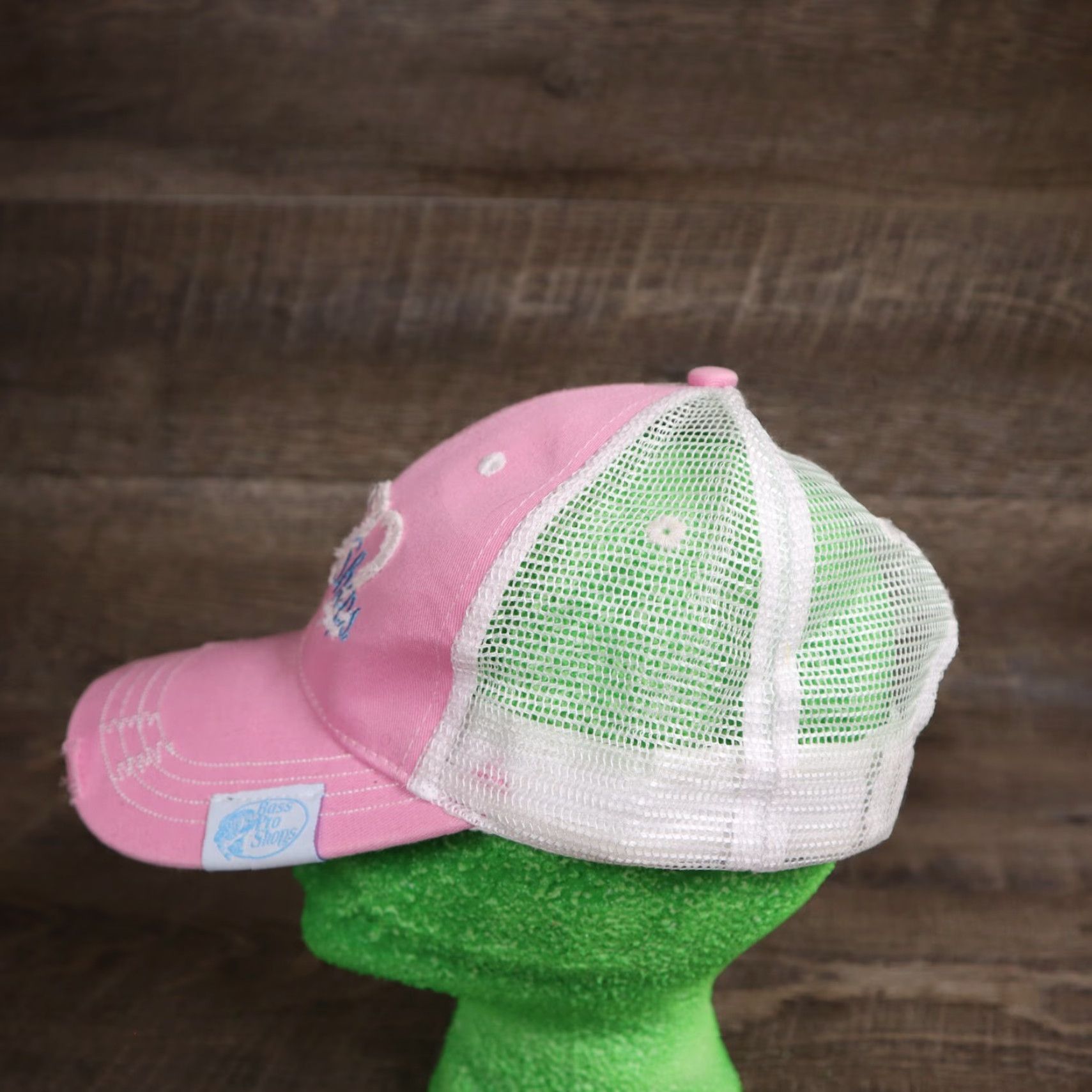Bass Pro Shops Bass Pro Shops Hat Pink Adult Adjustable Baseball Cap Womens Coverage 1972 Pink Hat Cap Fishing Hunting Size ONE SIZE - 3 Thumbnail