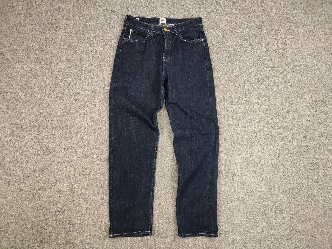 Lee Lee carol button fly Straight Stone Selvedge Denim Jeans Size US 29 - 6 Thumbnail
