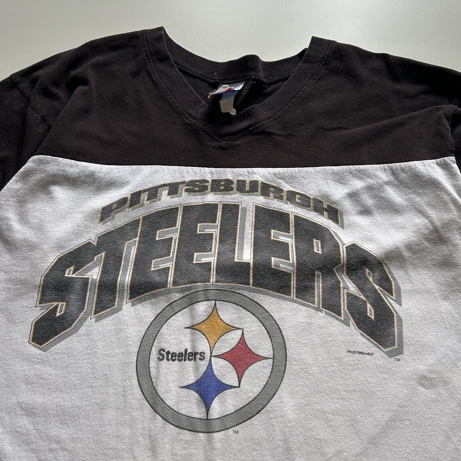 NFL Vintage 90s 1996 Pittsburgh Steelers NFL T Shirt XL Rare Size US XL / EU 56 / 4 - 2 Thumbnail