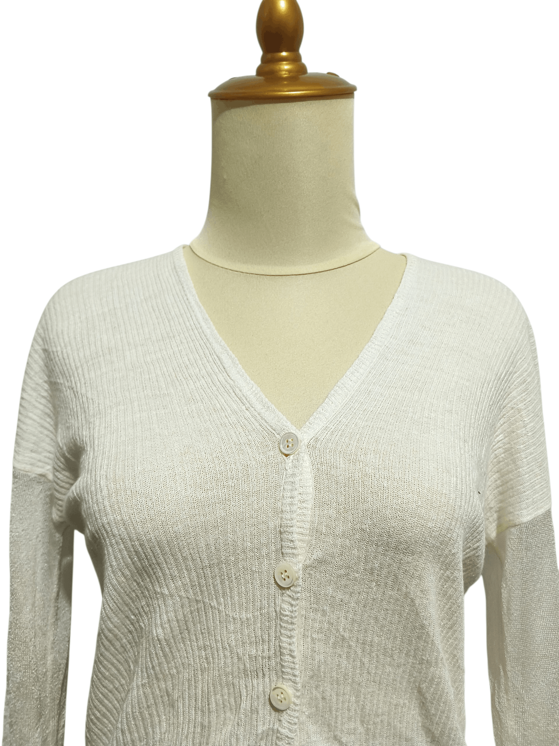 Other Scaglione white Cardigan Size M / US 6-8 / IT 42-44 - 2 Thumbnail