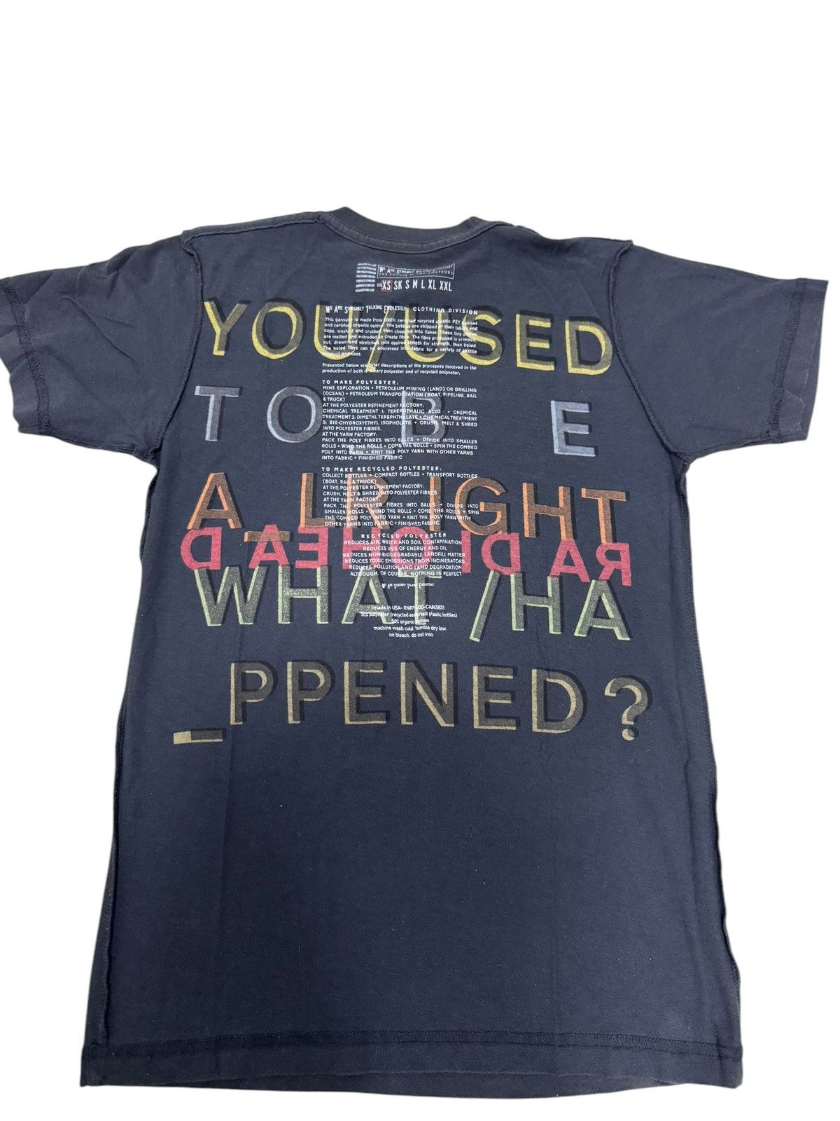 Band Tees IN RAINBOW RADIOHEAD EXTRA SMALL AOP 15 STEP SONG LYRIC TEE Size US XXS / EU 40 - 6 Thumbnail