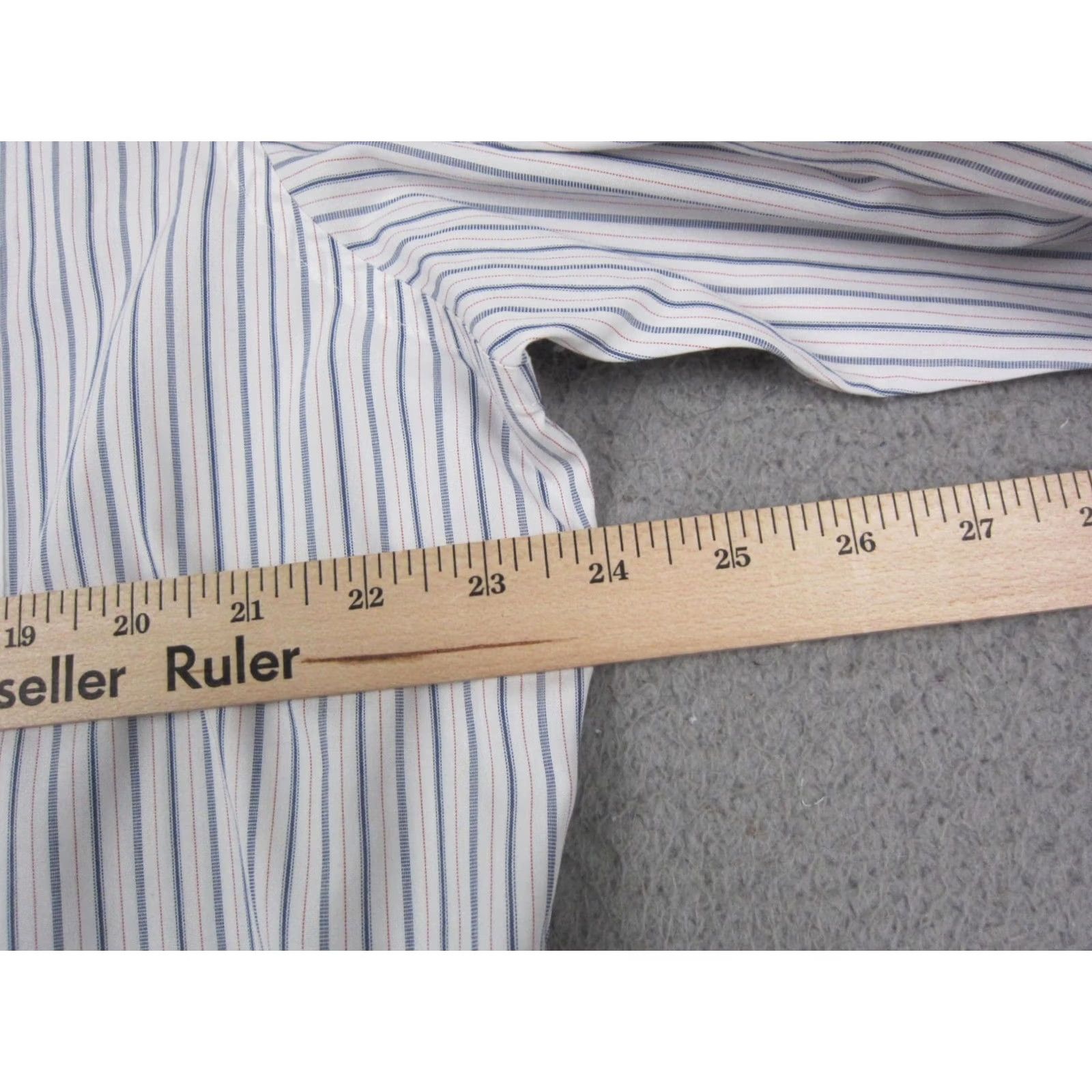Brooks Brothers Brooks Brothers Shirt Mens XL White Men Striped Regent Supima Cotton Size US XL / EU 56 / 4 - 5 Thumbnail