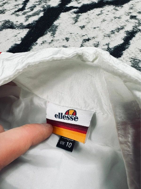 Ellesse Ellesse windbreaker jacket white navy blue logo M Size M / US 6-8 / IT 42-44 - 5 Thumbnail