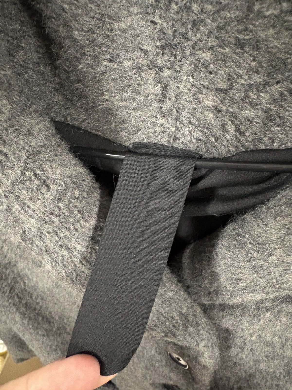 Rundholz Rundholz Alpaca-Cotton Faux Fur Coat Size: M Sample Size M / US 6-8 / IT 42-44 - 3 Thumbnail
