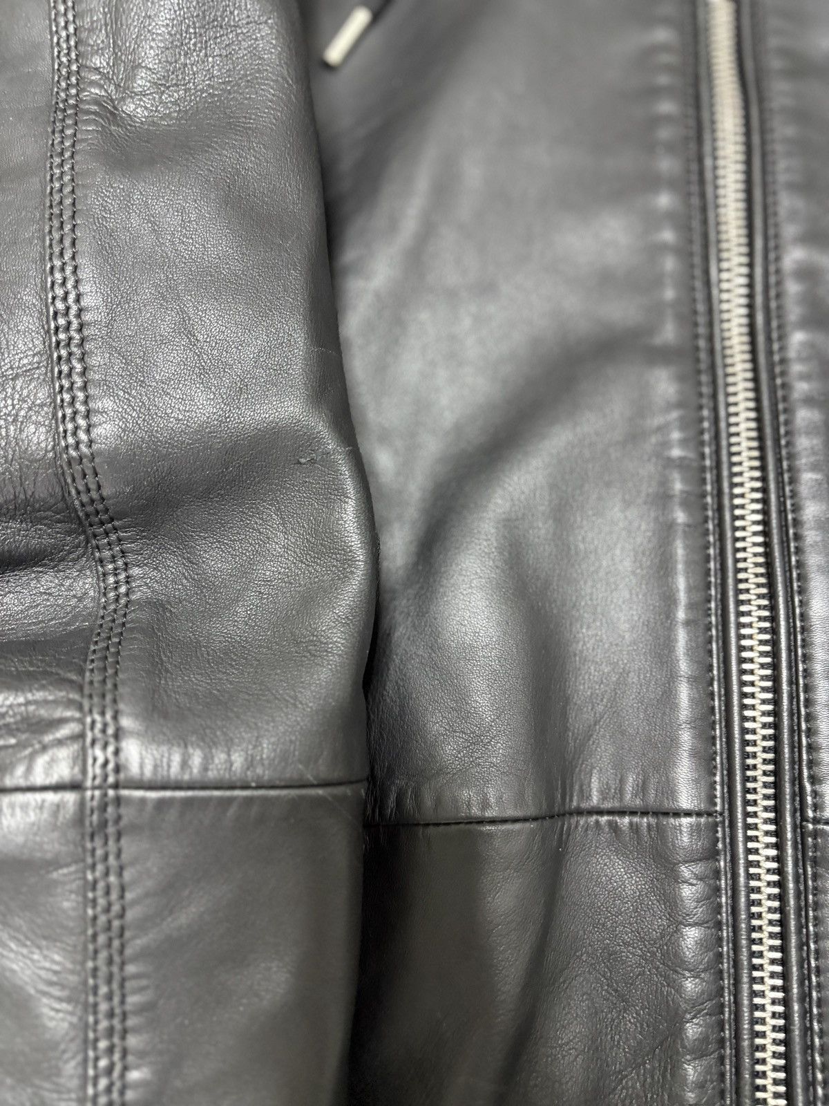 Diesel Diesel real leather Zip hoodie RARE S Size US S / EU 44-46 / 1 - 2 Thumbnail
