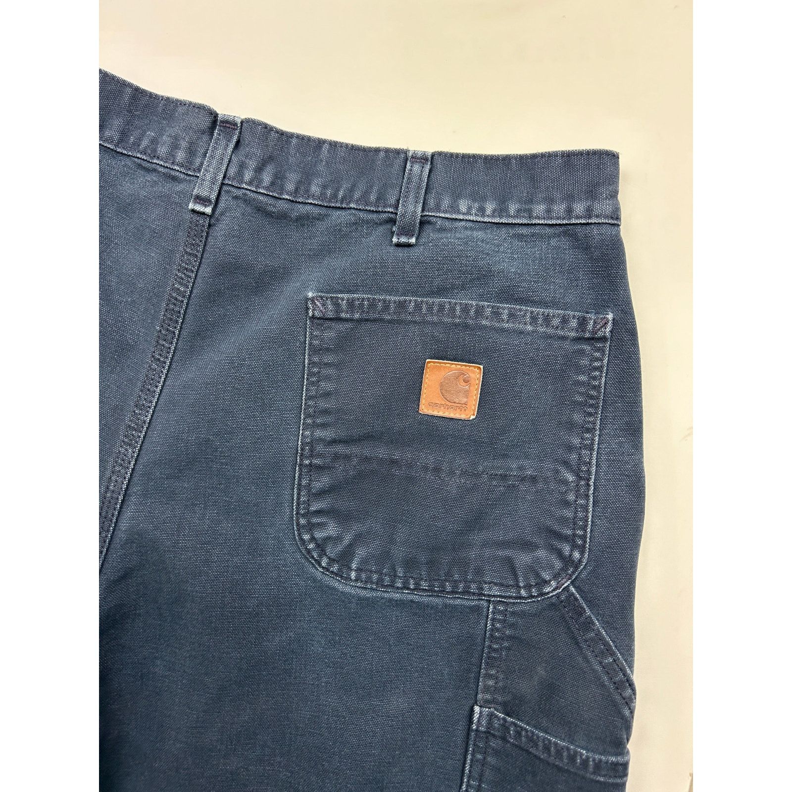 Carhartt Vintage Carhartt Canvas Work Wear Navy Blue Pants Size 37W Size US 37 - 5 Thumbnail