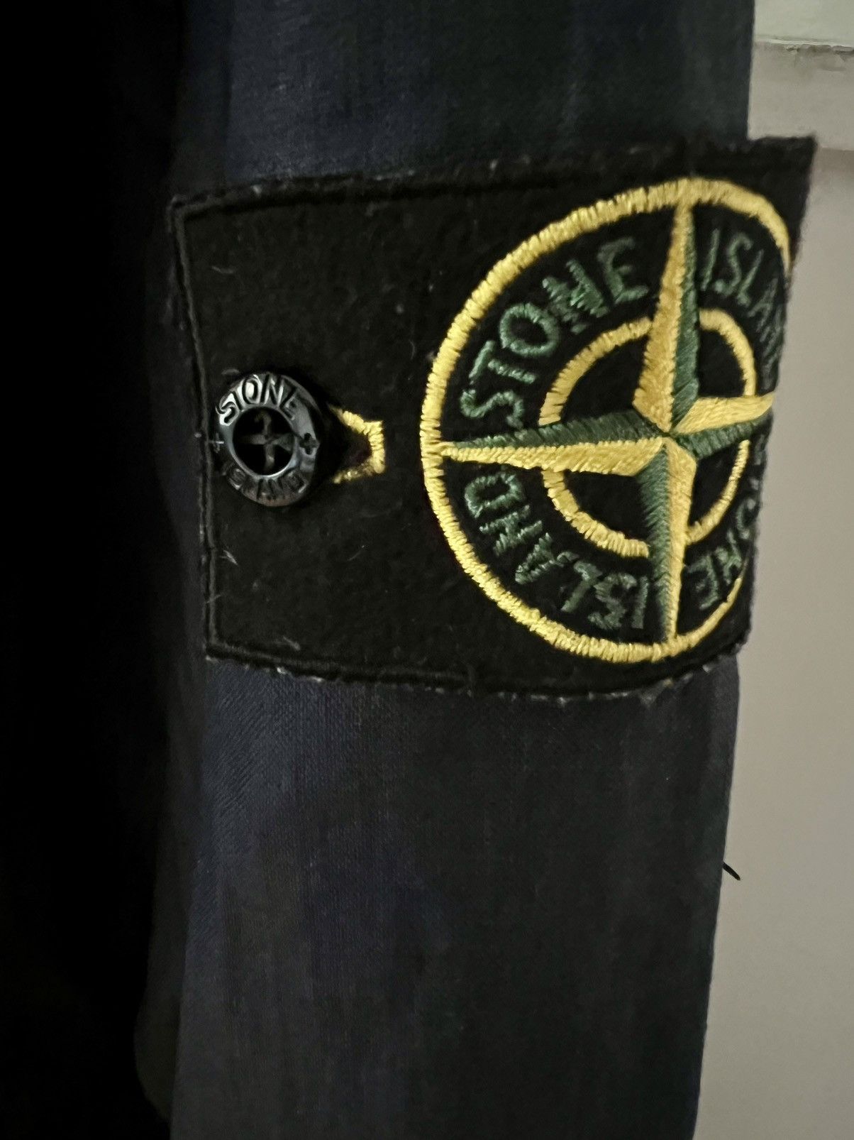 Stone Island STONE ISLAND Linen Resin-TC coat Navy Men Sz- L Size US L / EU 52-54 / 3 - 3 Thumbnail