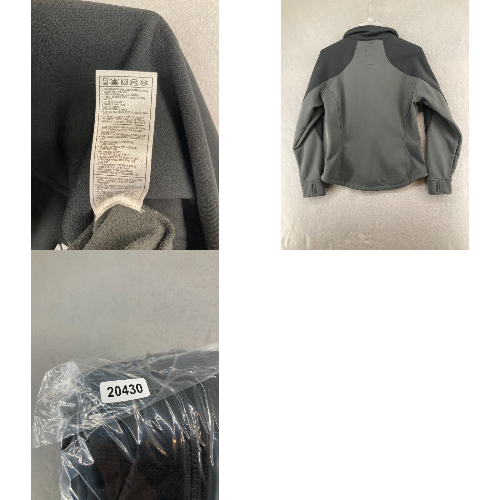 Nike ACG Nike ACG Jacket Women Medium Black Gray Softshell 2-Thermal Layer Thumb Holes Size M / US 6-8 / IT 42-44 - 8 Thumbnail