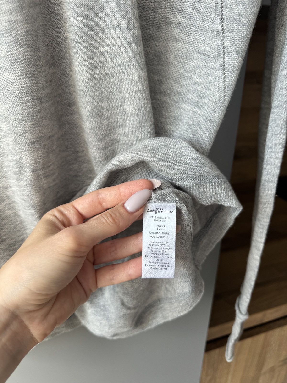 Zadig & Voltaire Zadig & Voltaire Cashmere Wings Print Button Sweater Size L / US 10 / IT 46 - 5 Thumbnail
