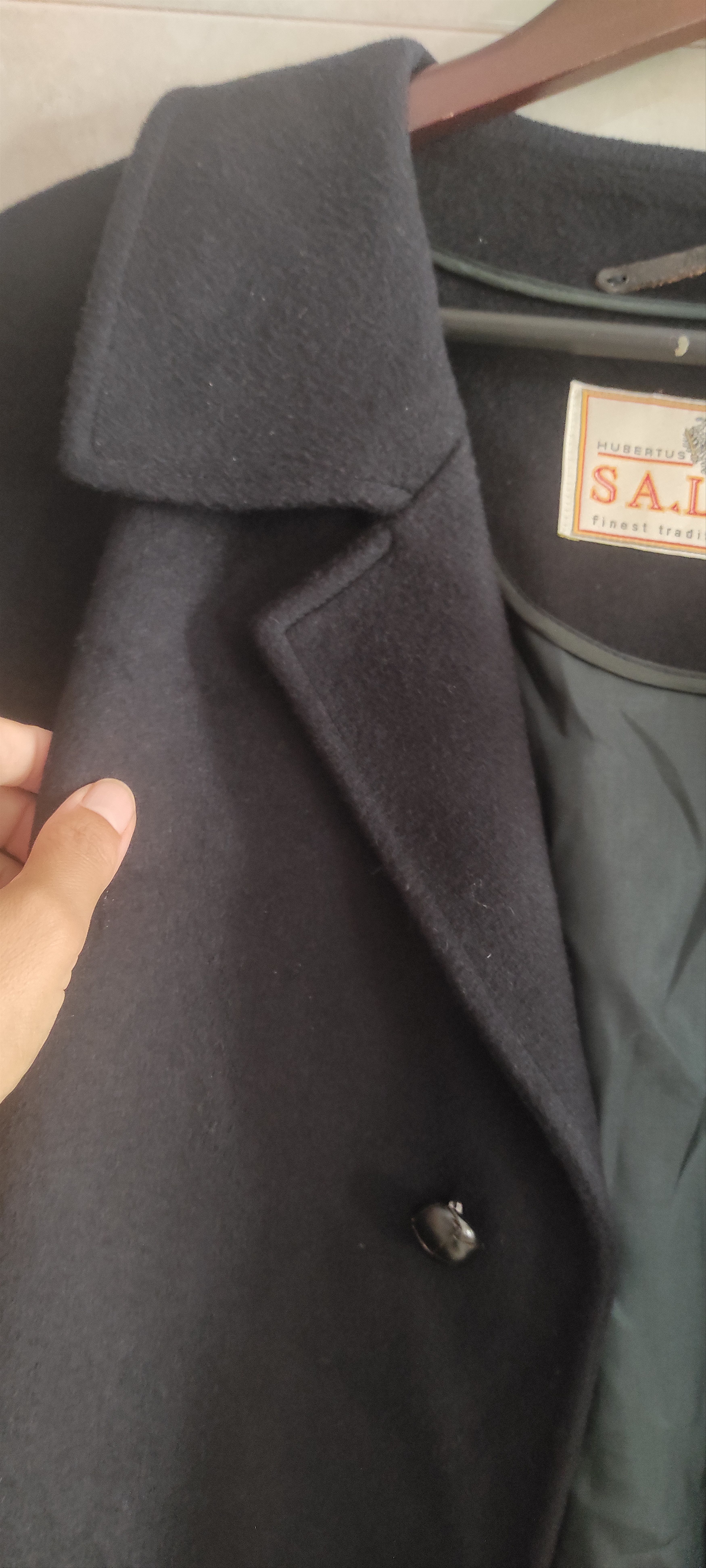 Other S.A.L.K.O. Hubertus Loden Wool Trench Coat Made Australia Size US XL / EU 56 / 4 - 20 Thumbnail