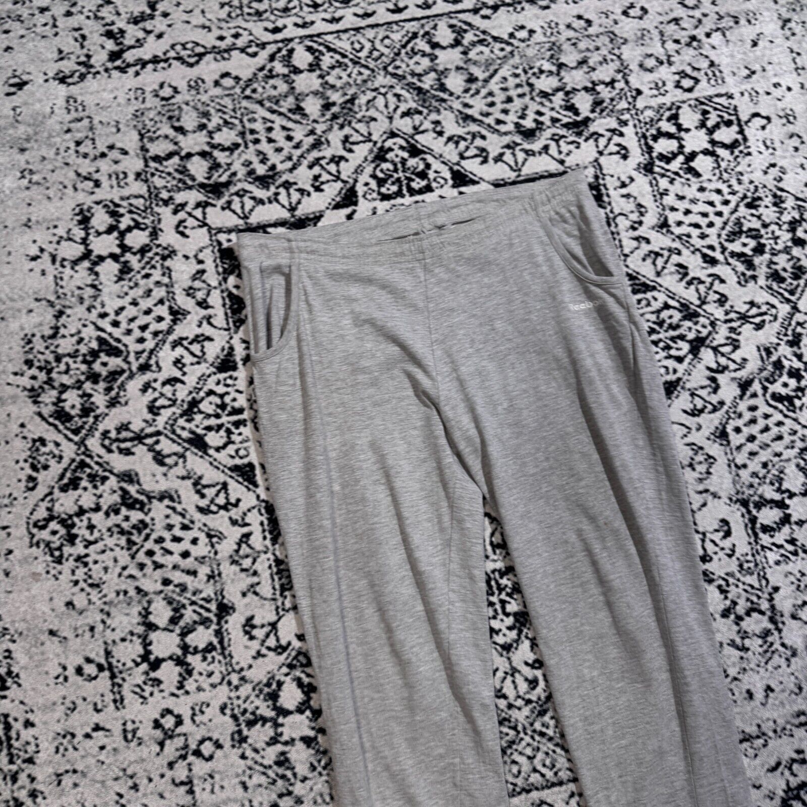 Reebok × Vintage Vintage Reebok Gray Cotton Sweatpants Size XL 90s Archive Size US 36 / EU 52 - 5 Thumbnail