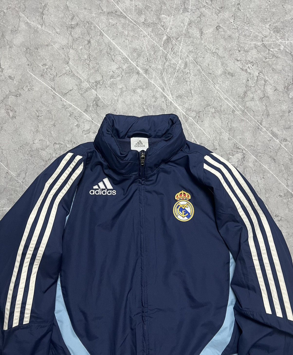 Adidas × Vintage (SOLD) 06 Adidas Real Madrid (Hidden Hoodie) Size US L / EU 52-54 / 3 - 3 Thumbnail