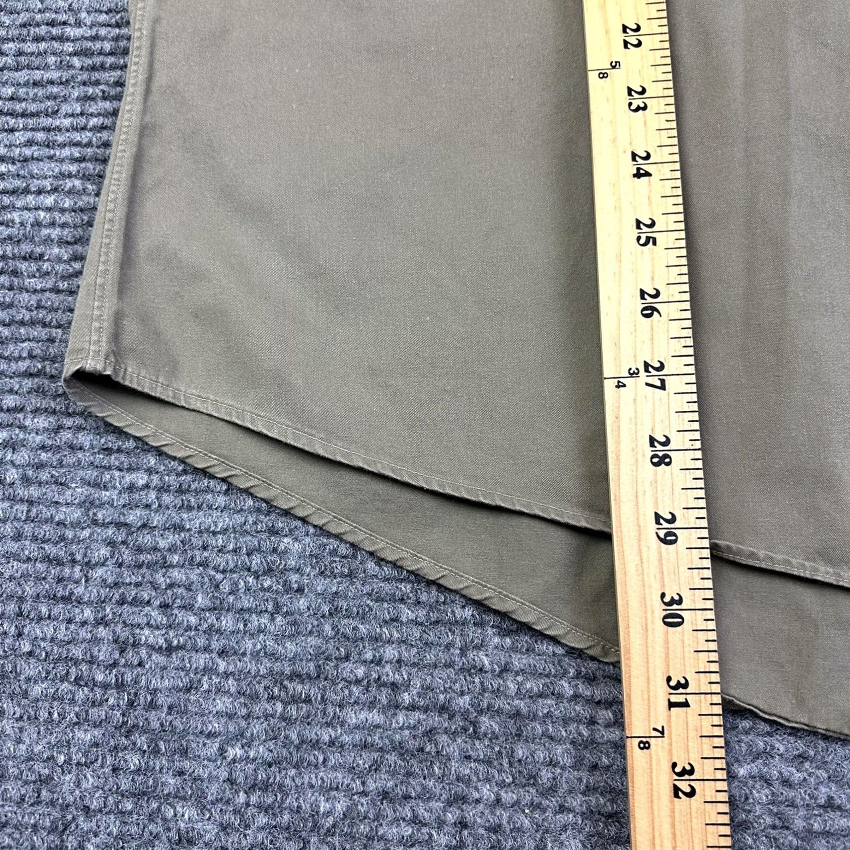 Vintage VINTAGE The Hathaway Shirt Button-Up Shirt Mens 17.5 34-35 100% Cotton Green Long Sleeve Size US XXL / EU 58 / 5 - 5 Thumbnail