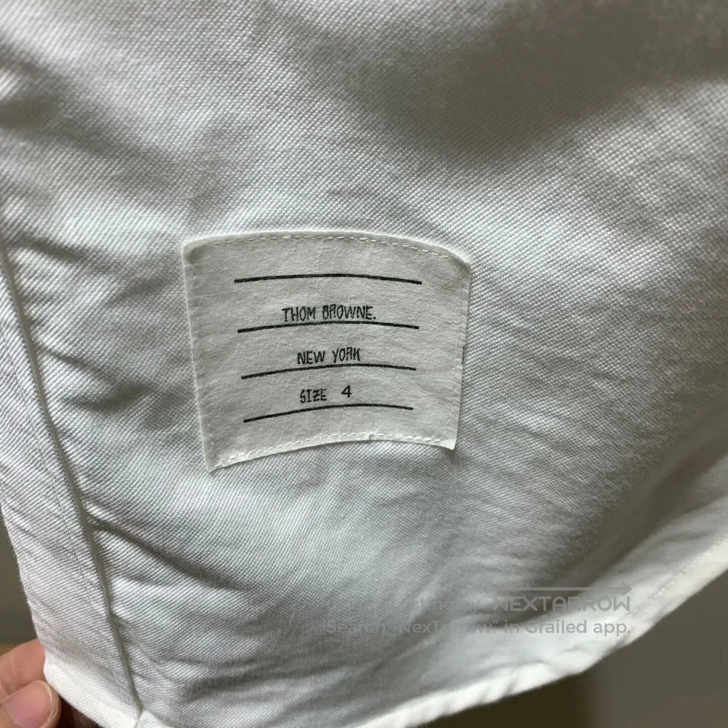 Thom Browne Thombrowen Stripe Button Long Sleeve Shirt. Size US L / EU 52-54 / 3 - 4 Thumbnail