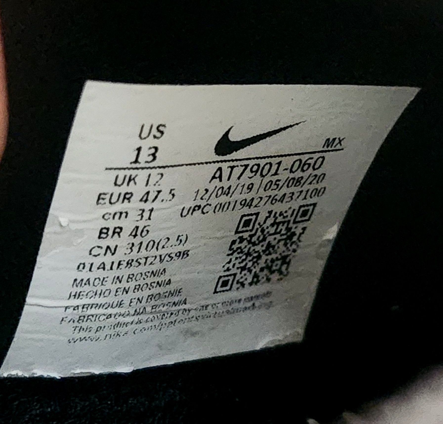 Nike Nike Mercurial Vapor 13 Pro FG Bred AT7901-060 Men Sizes 13 Size US 13 / EU 46 - 11 Thumbnail