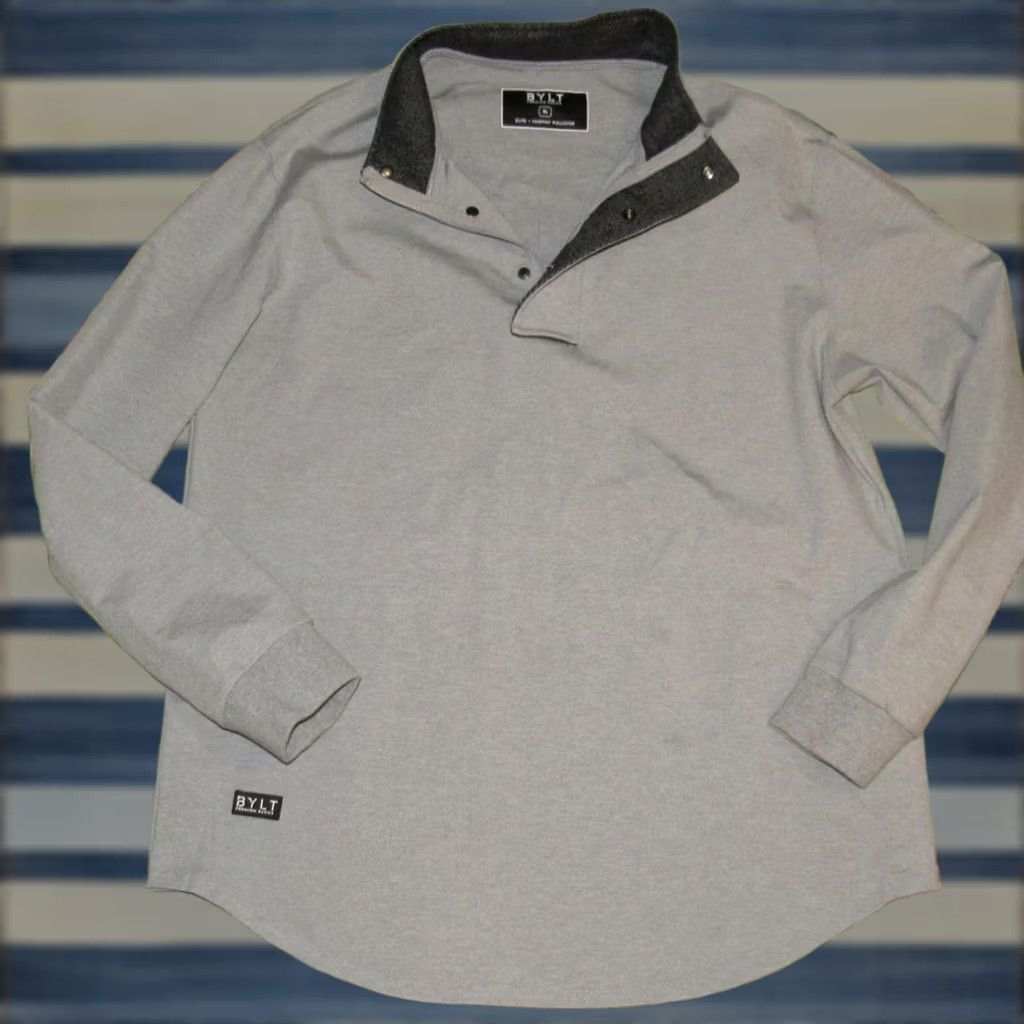 Vintage BYLT Elite Fairway Pullover Jacket XL Men Gray Jacket XL Mens Size US XL / EU 56 / 4 - 1 Thumbnail