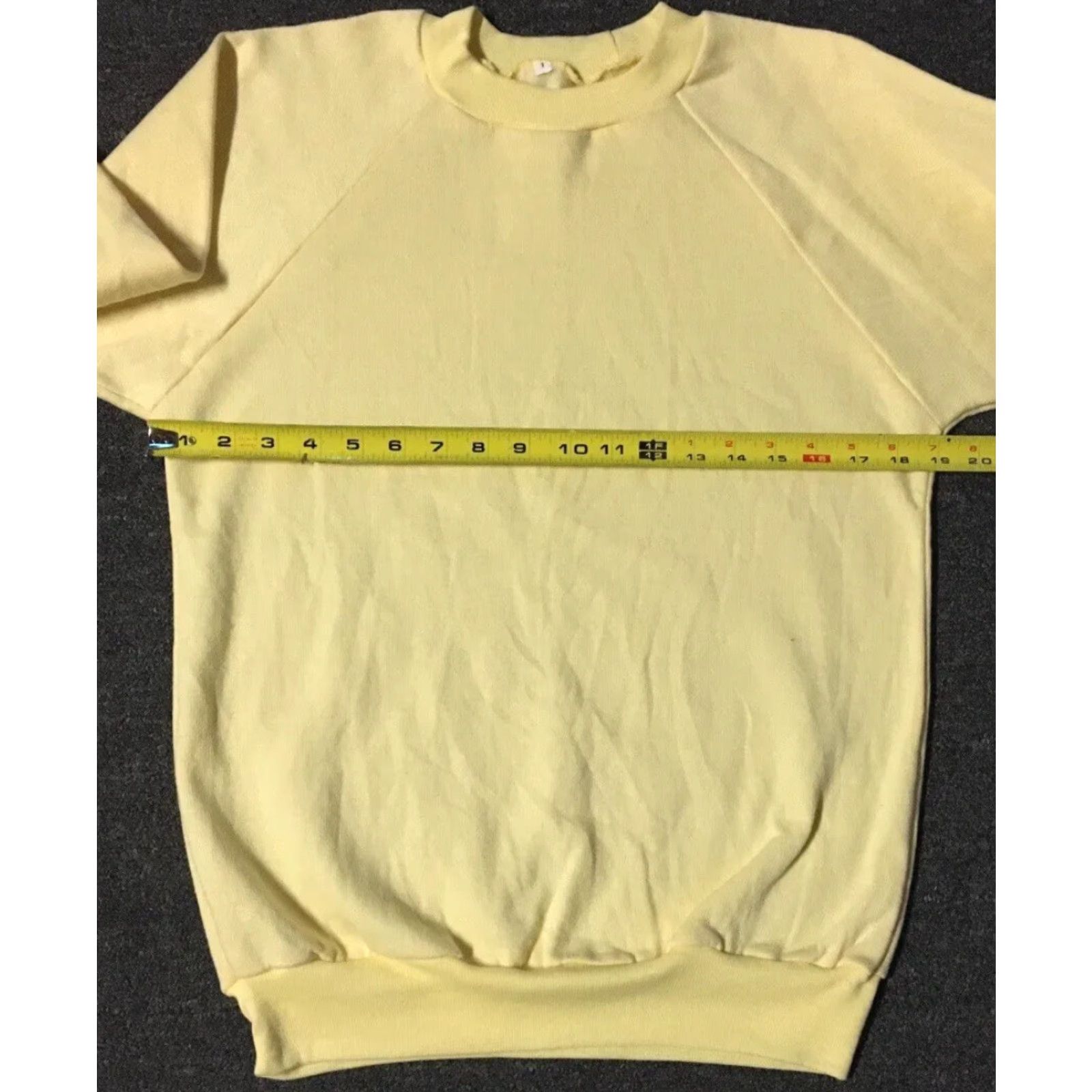 Vintage VINTAGE 70s Faded Sweatshirt S USA Track Grunge Surf Skate Biker Punk PE Gym 80s Shirt Men S Yellow XS? Wait can't add. Size US S / EU 44-46 / 1 - 7 Thumbnail