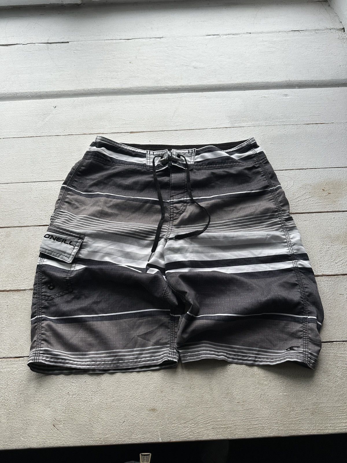 O'Neill 🚨Vintage O’NEIL BIG LOGO OVER PRINT Japanese Surf style Size US 29 - 1 Thumbnail