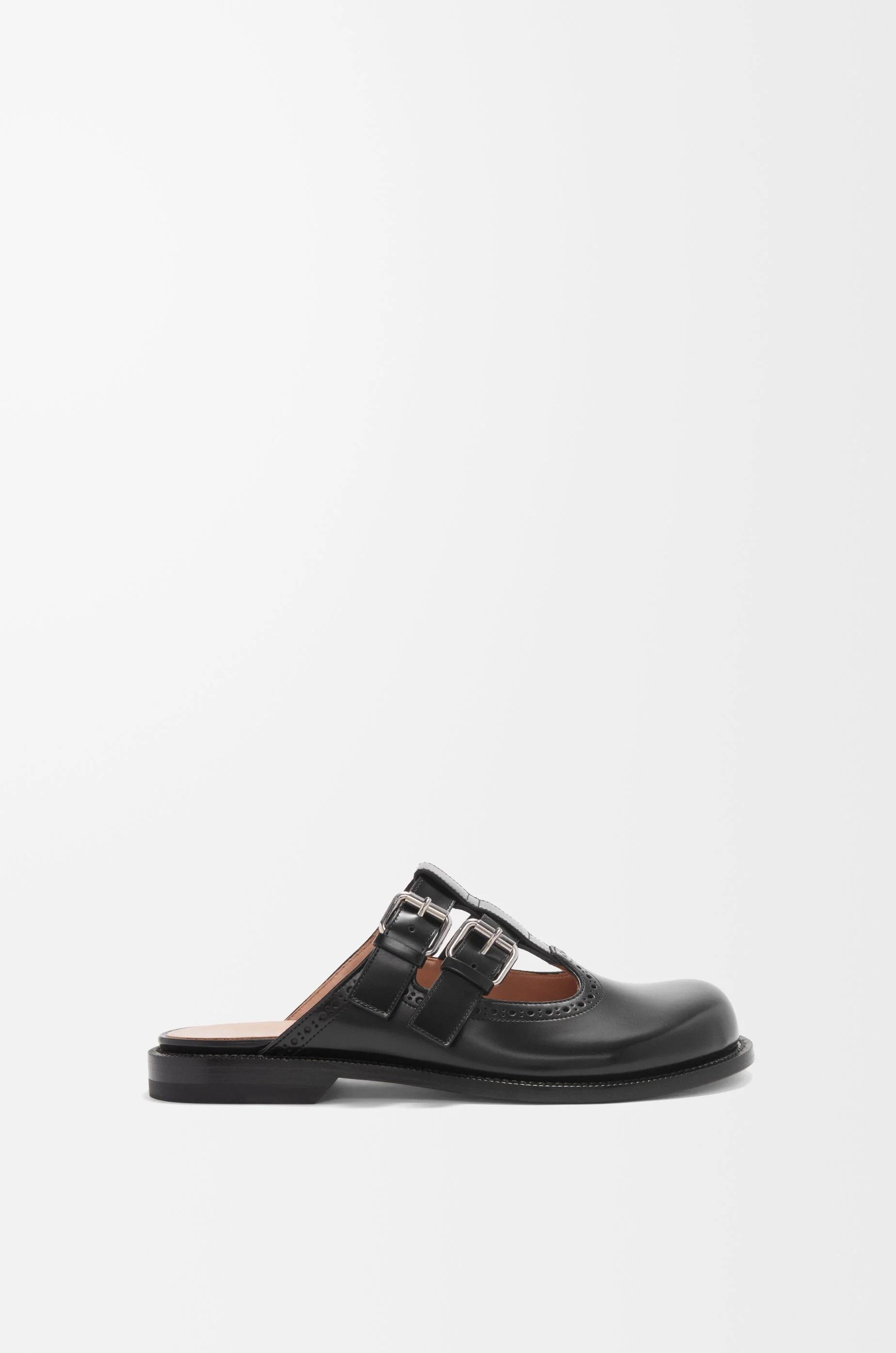 Loewe o1in1g0426 Campo Mary Jane Mules in Black Size US 7 / IT 37 - 1 Thumbnail