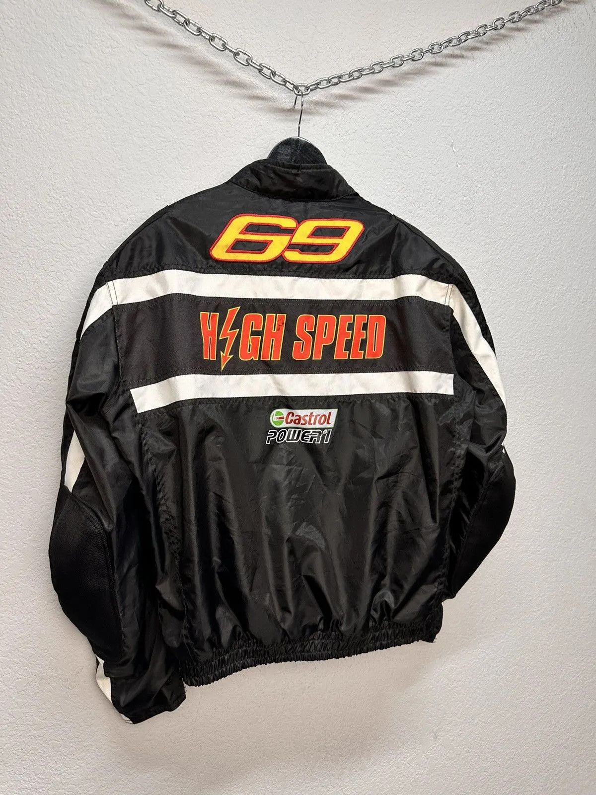 NASCAR Racing Jacket Moto Vodafone F1 Nascar Leather Red Bull Lucky Size US XXL / EU 58 / 5 - 15 Thumbnail