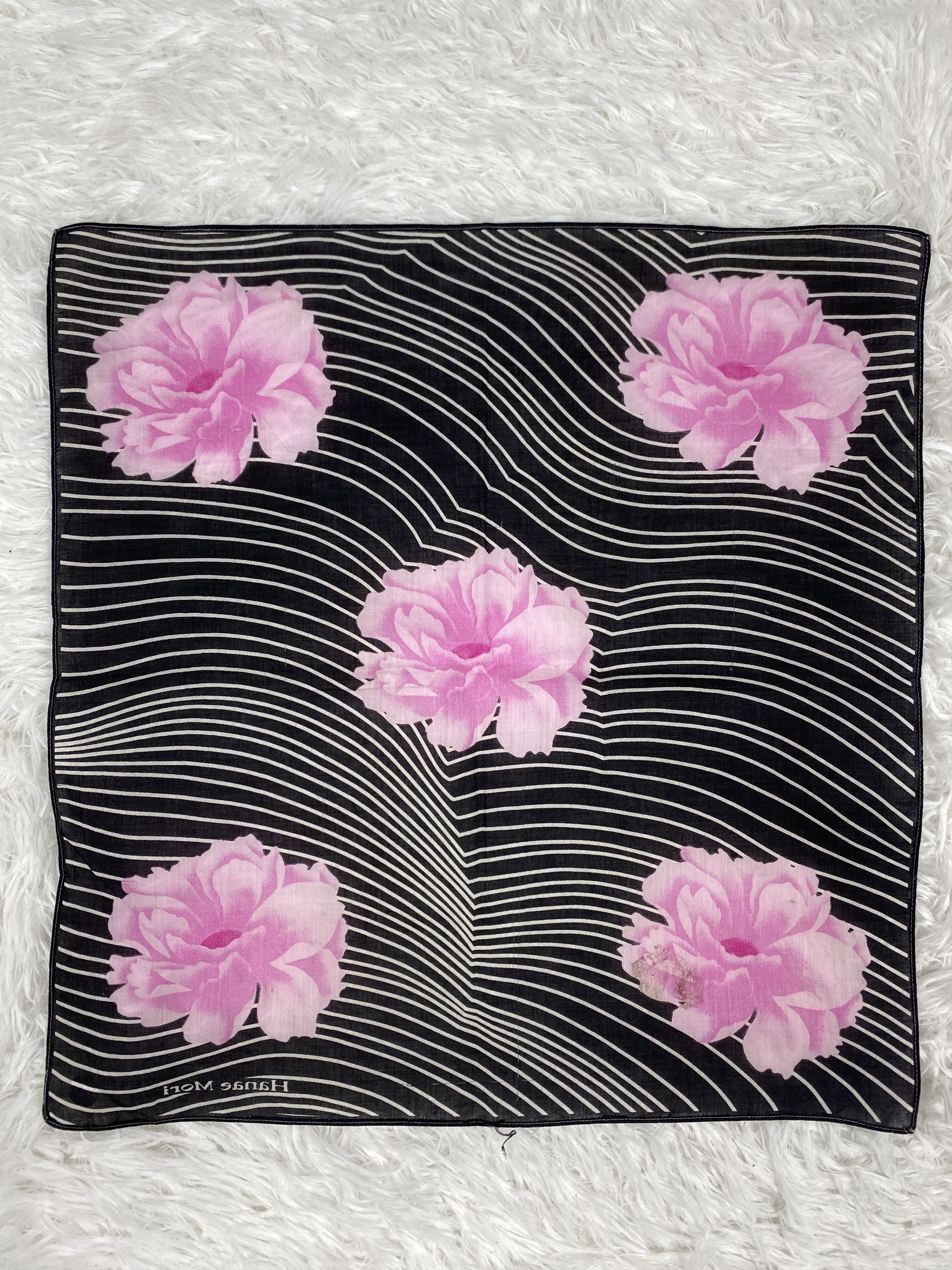 Hanae Mori Vintage Hanae Mori Handkerchief Neckerchief PH0607 Size ONE SIZE - 4 Thumbnail