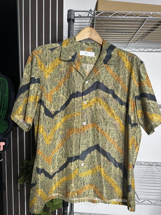 Toga TOGA VIRILIS LAME PRINT SHIRT | Grailed