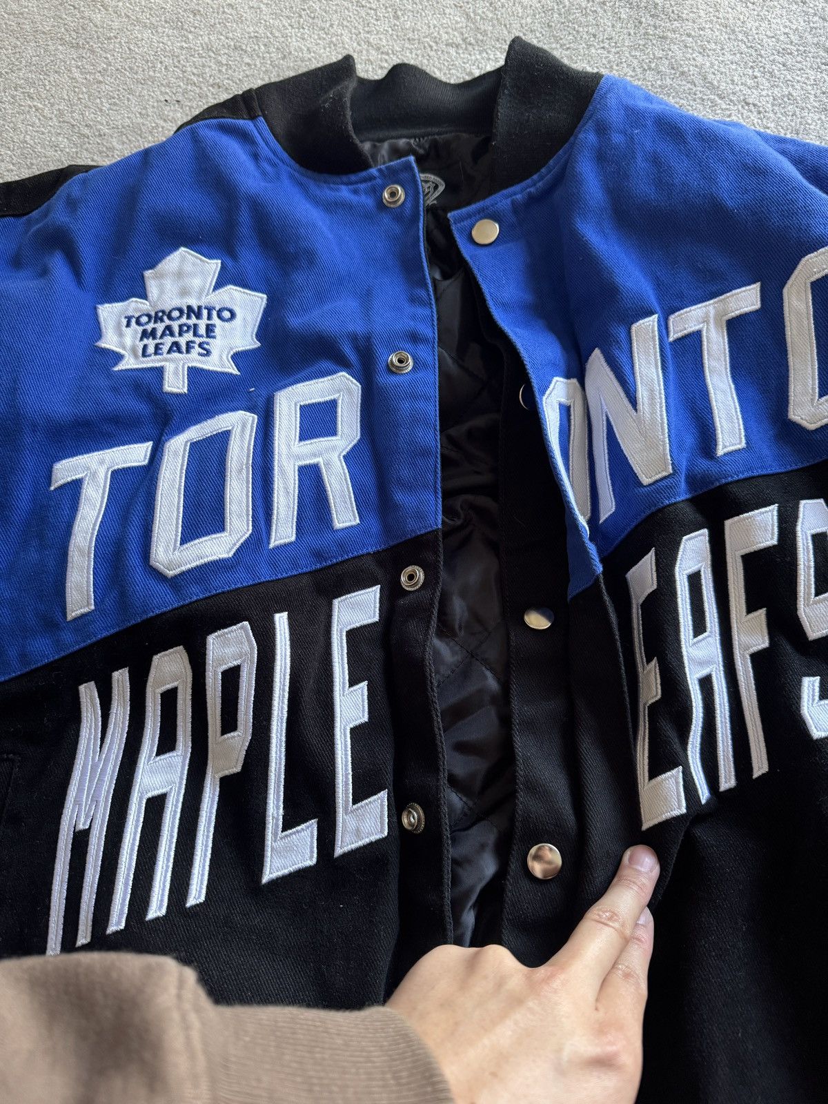 NHL NFL Toronto Maple Leafs Varsity Jacket Size US M / EU 48-50 / 2 - 8 Thumbnail