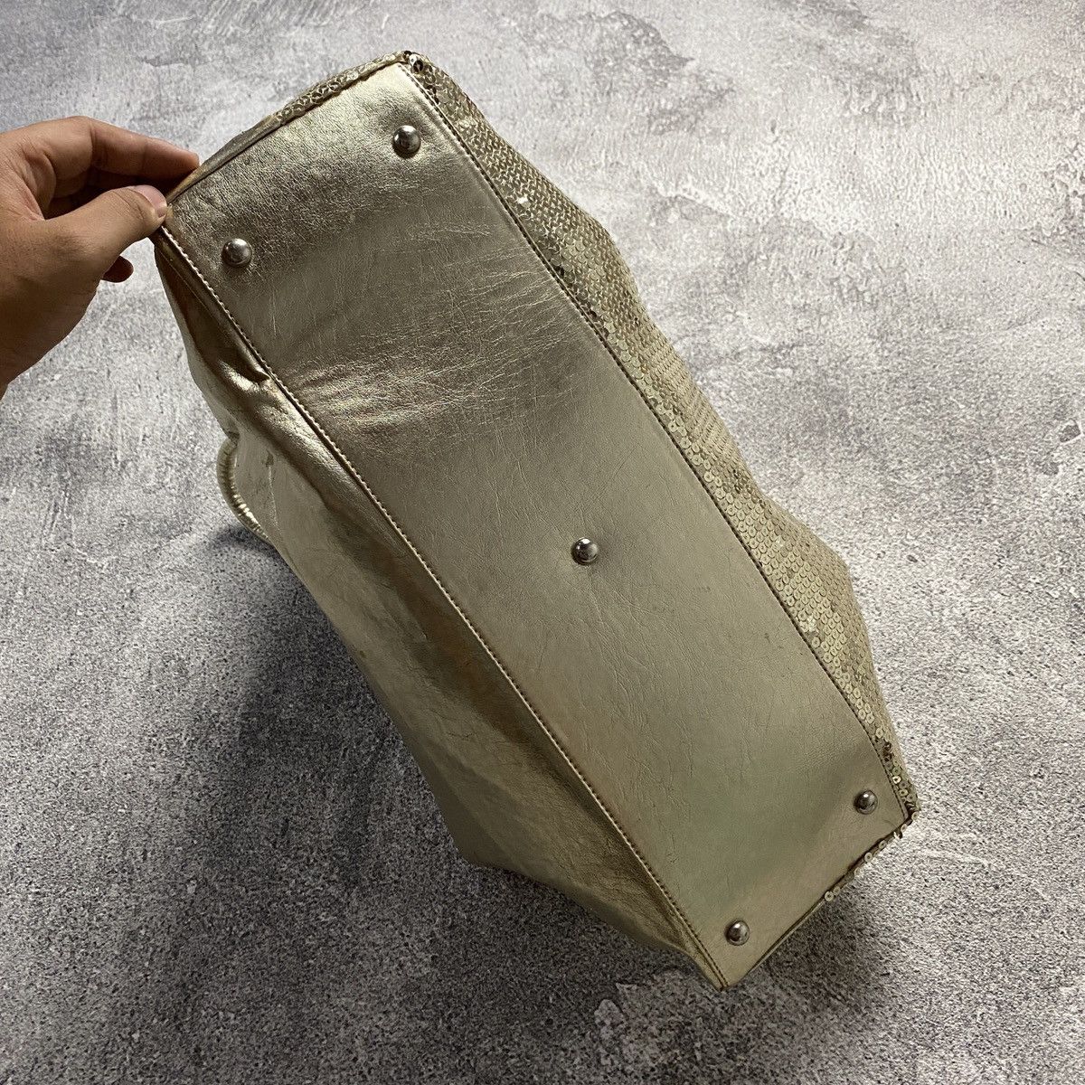 Japanese Brand 2000s Sparkling Sequin Mcblink Shoulder Bag Size ONE SIZE - 9 Thumbnail